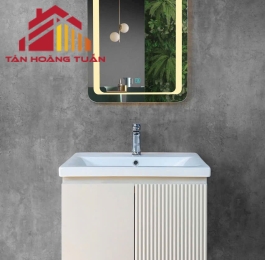 Bộ tủ gương lavabo phòng tắm cao cấp 001