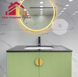 Bộ tủ gương lavabo phòng tắm cao cấp 018