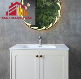 Bộ tủ gương lavabo phòng tắm cao cấp 004