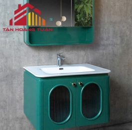 Bộ tủ gương lavabo phòng tắm cao cấp 008