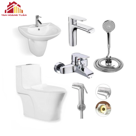 Bộ Combo Thiết Bị Vệ Sinh COPPER 07