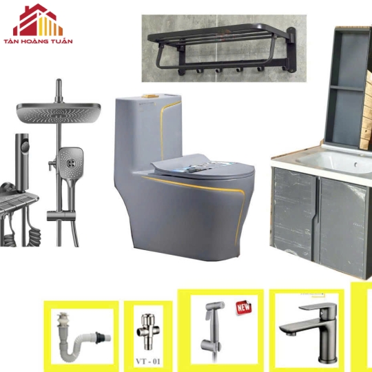 Bộ Combo Thiết Bị Vệ Sinh COPPER 02