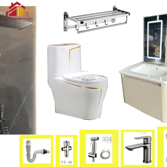 Bộ Combo Thiết Bị Vệ Sinh COPPER 05