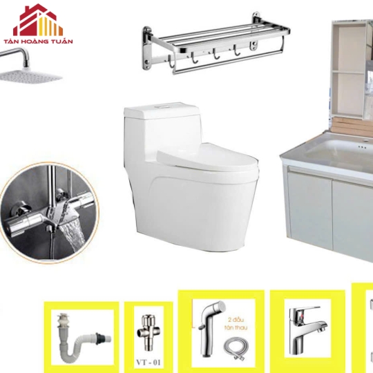 Bộ Combo Thiết Bị Vệ Sinh COPPER 06